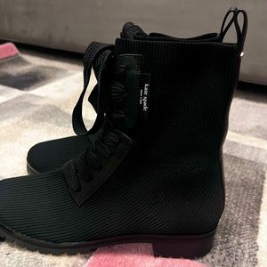 Kate Spade combat bow tie boots